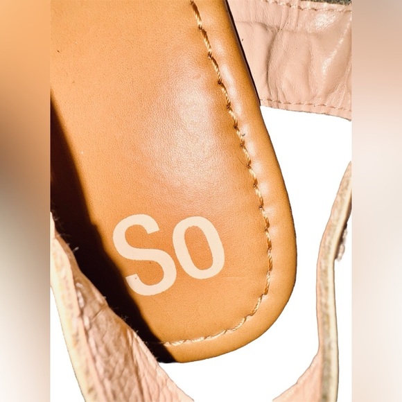 โSOโ Size Extra Large (9.5-10) Pink Blush Strappy Womens Sandals - Picture 7 of 9